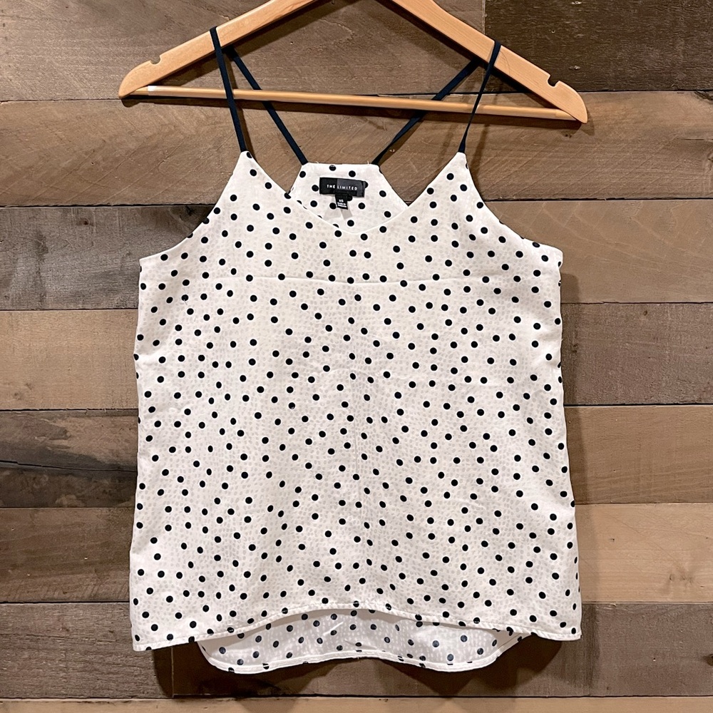 The Limited polka dot dress top